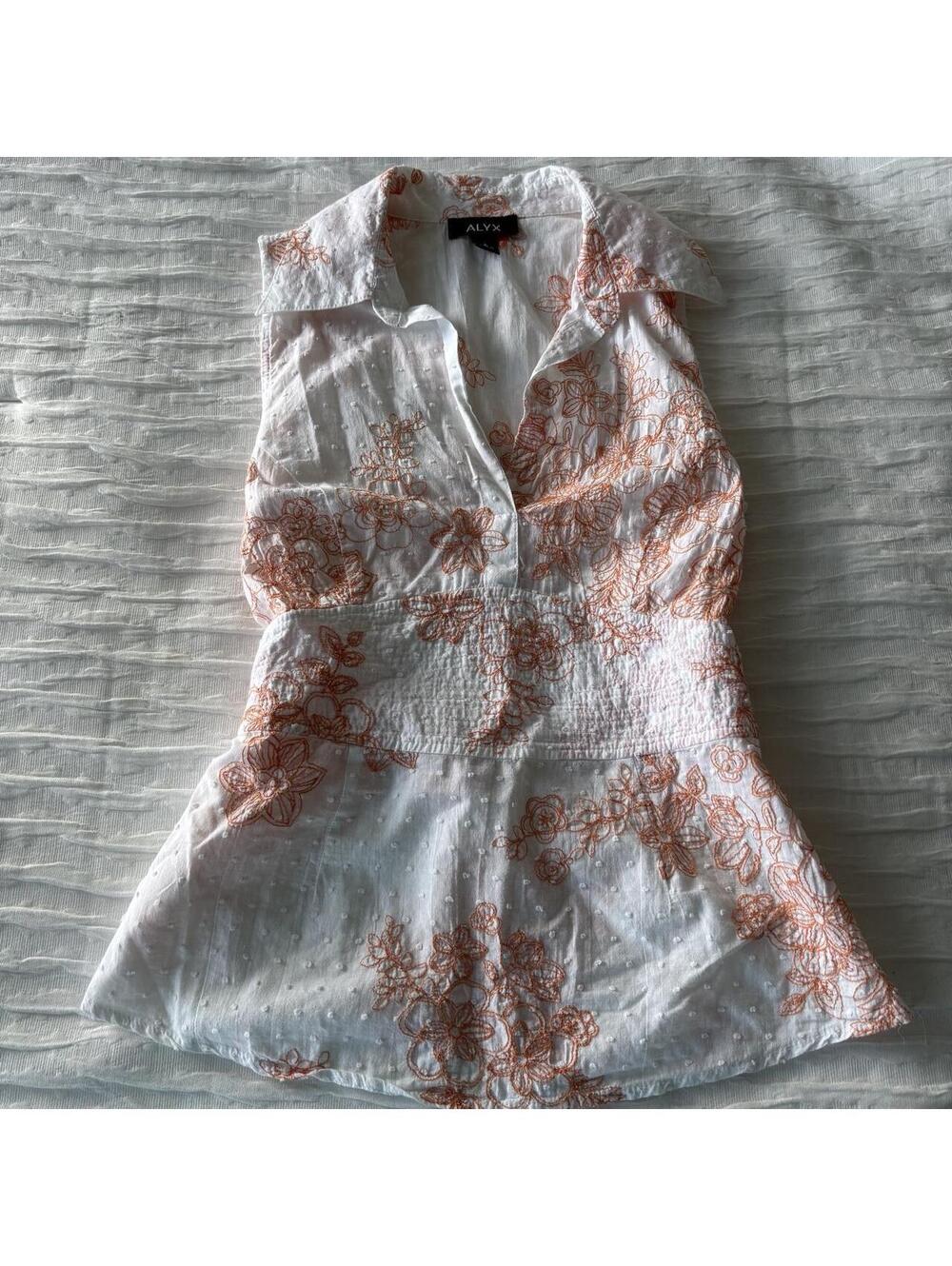 Alyx Women's White and Multi Blous